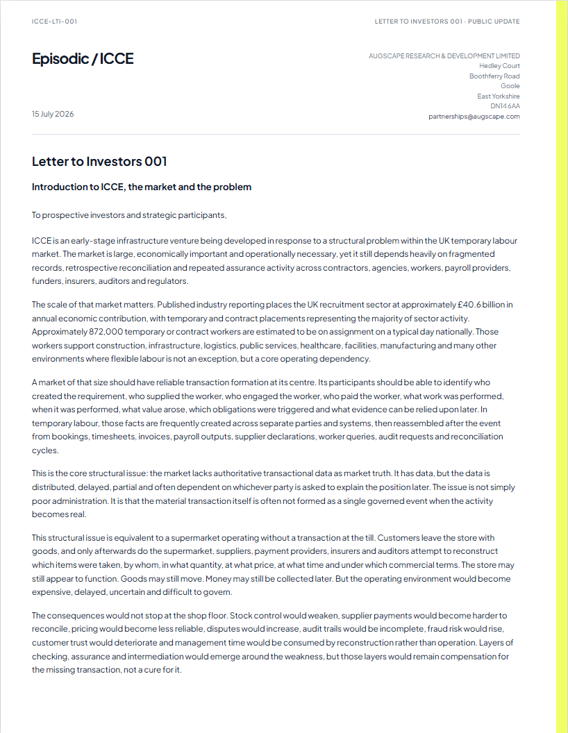Thumbnail preview of Letter to Investors 001